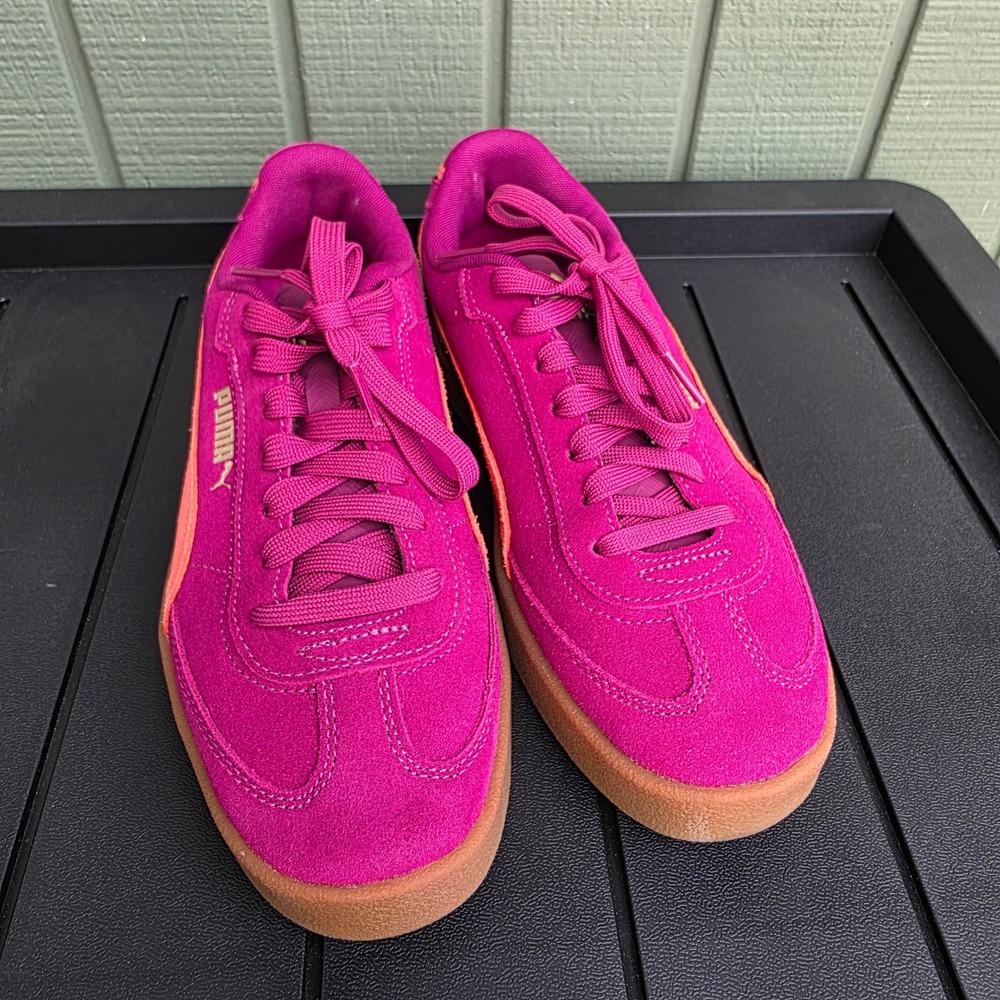 Puma Palermo Suede Womens Sneakers Sangria Sunset Glow 402683-23 US 8.5 - Picture 2 of 8